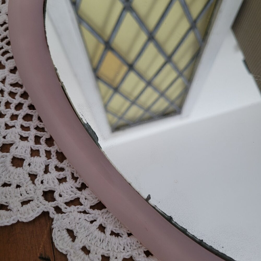 Vintage Large Vanity Teardrop Hand Mirror - Picture 7 of 10